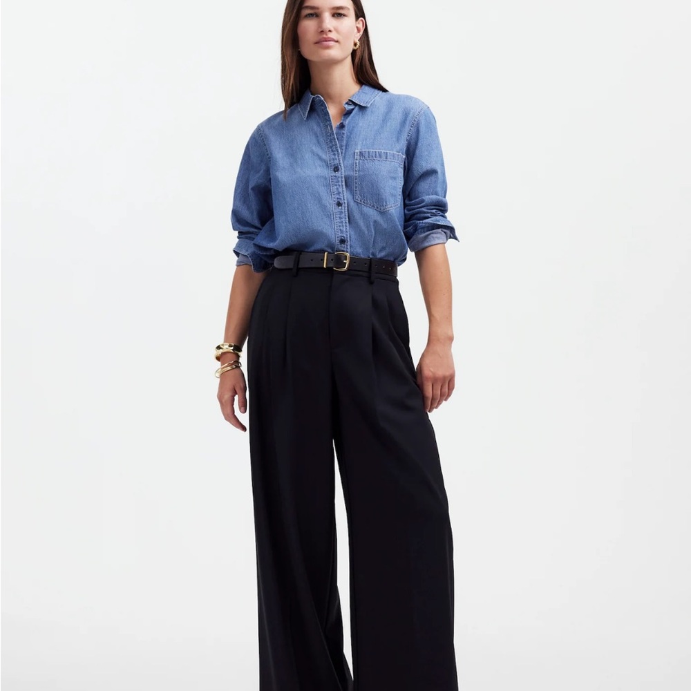 HARLOW Super-Wide Leg Trouser. NWT